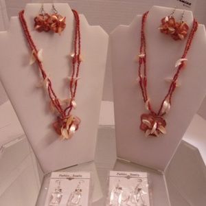 NWTS 2 SETS TAMINA NECKLACES & EARRINGS RETAIL $75